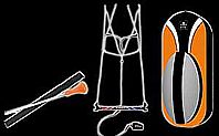 Scout stake, bag & crossover bar