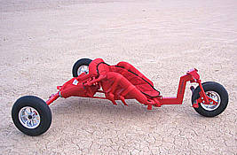 Close up of buggy seat