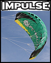 Peter Lynn Impulse - Dual Line Trainer Surf Kite with control bar