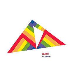 11 Foot Delta Rainbow Design