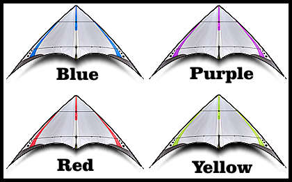 Prism 4-D Super Ultra Light Indoor Kite Colors