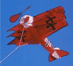 Red Baron single line kite.